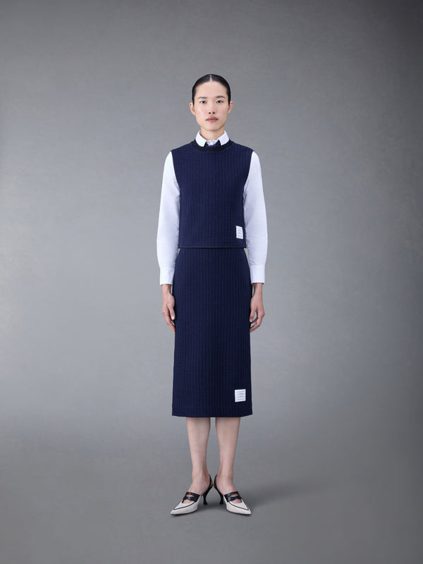 GINGHAM JACQUARD SHELL TOP - image 3