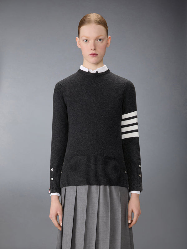 STRIPED SLEEVE SWEATER