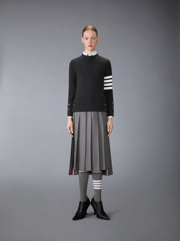 STRIPED SLEEVE SWEATER