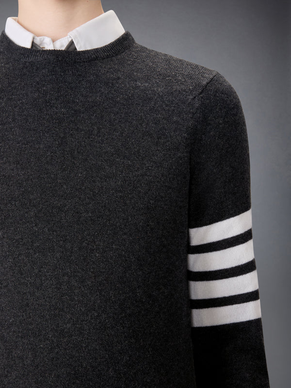 STRIPED SLEEVE SWEATER