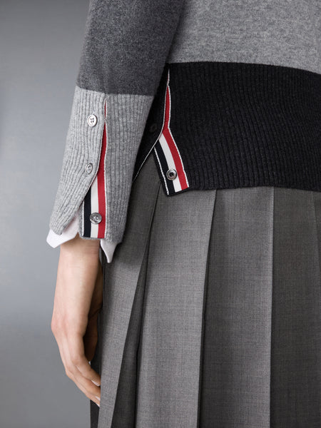 FUNMIX CASHMERE 4-BAR PULLOVER