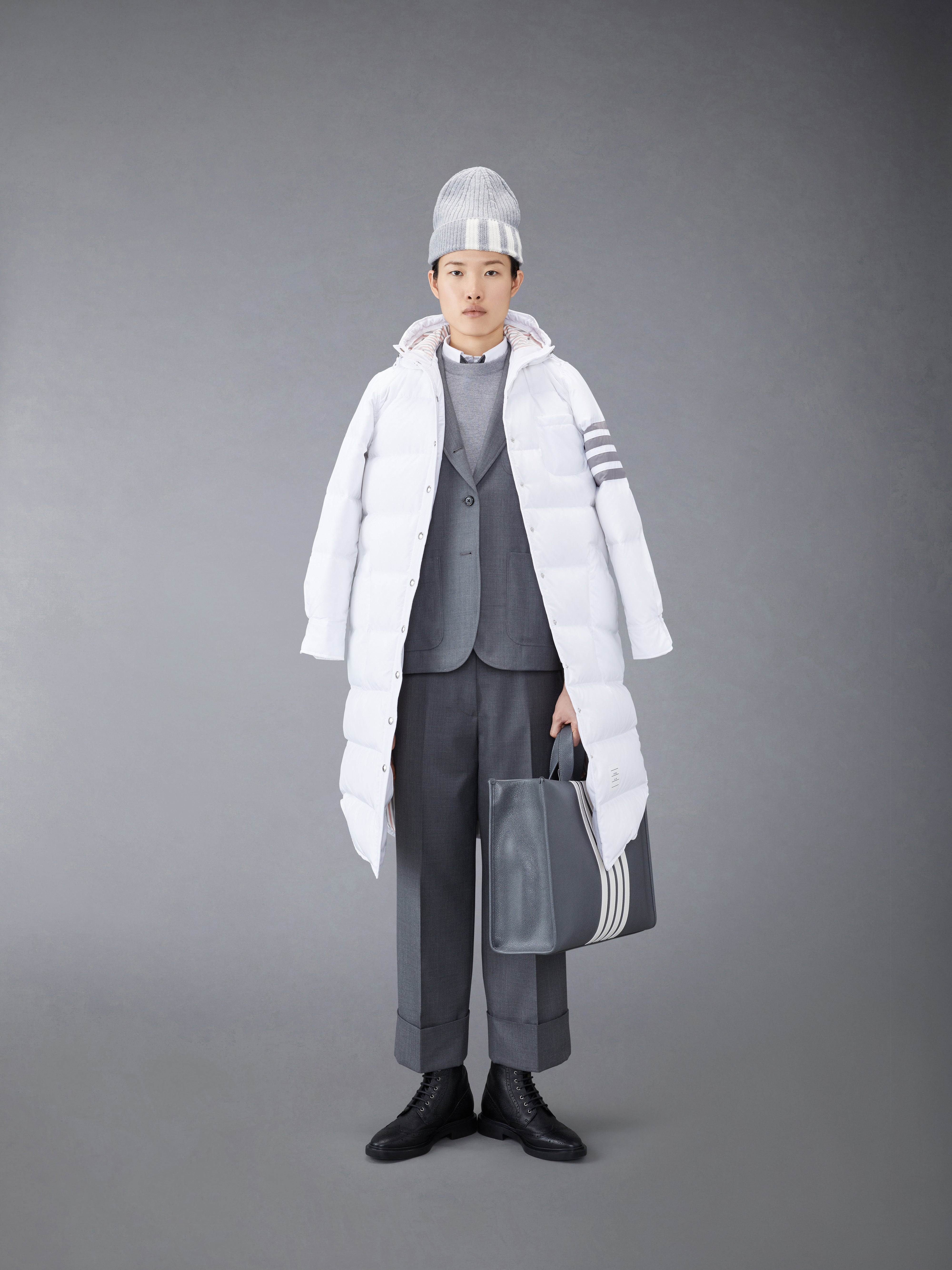 クラシック ウール ミラノ 4BAR プルオーバー | Thom Browne クラシック ウール ミラノ 4BAR プルオーバー | Thom Browne