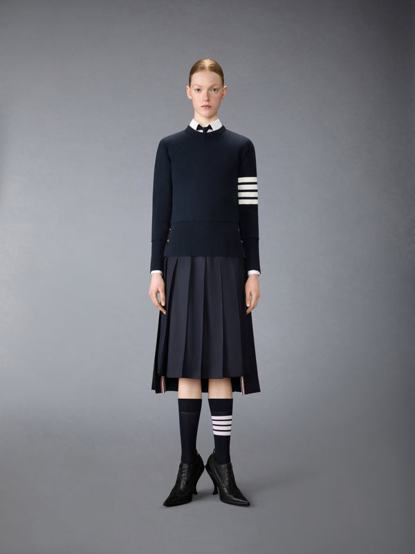 COTTON 4-BAR CLASSIC MILANO STITCH PULLOVER - image 2
