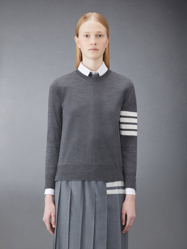 WOOL 4-BAR RELAXED PULLOVER - featured image