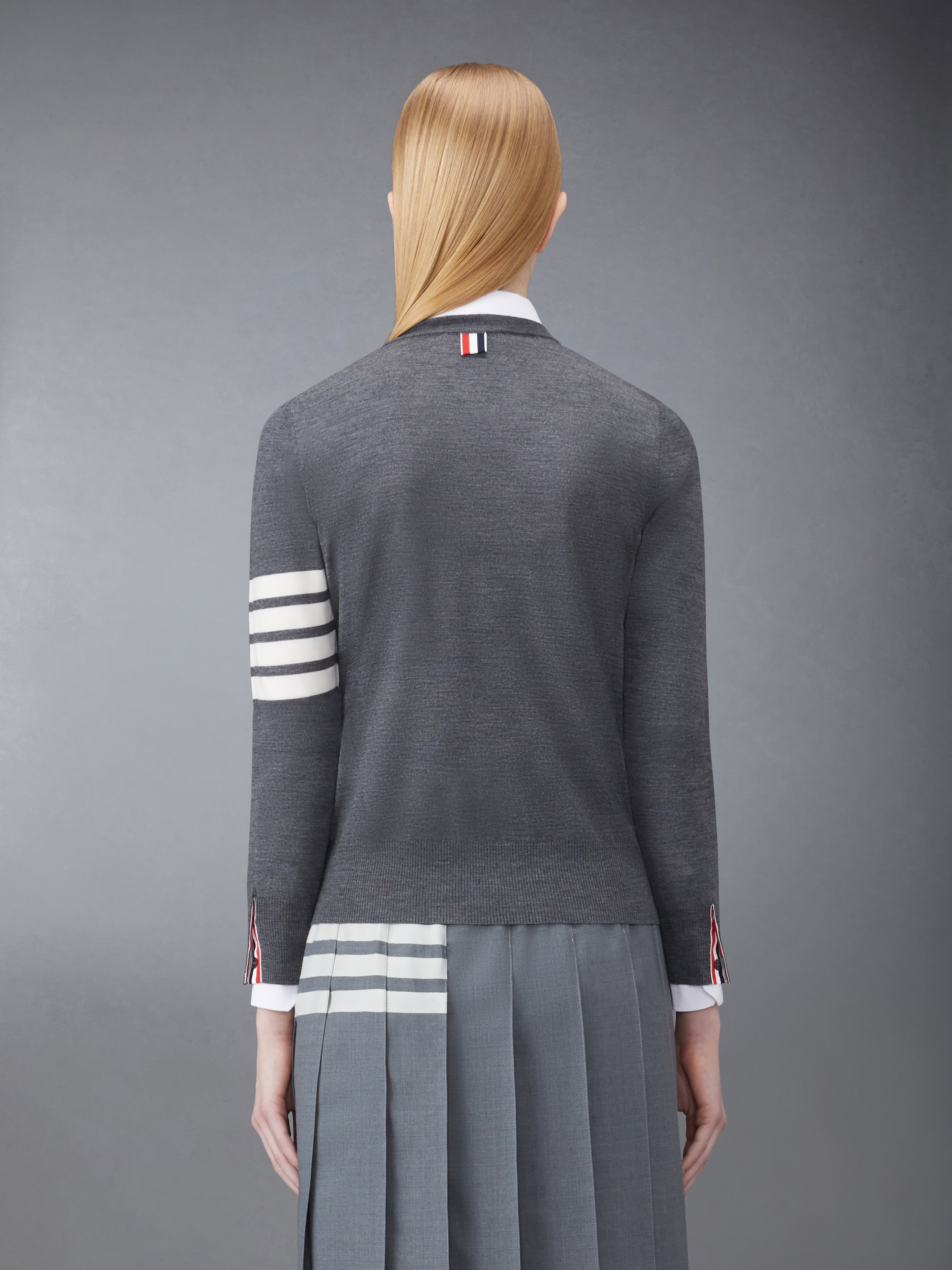 Thom Browne 4BAR 高級ウールニットタイ THOM BROWNE - 最高級 トムブラウン Thom Browne 4bar ヘクター