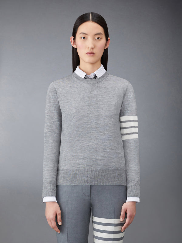 WOOL 4-BAR RELAXED PULLOVER - featured image