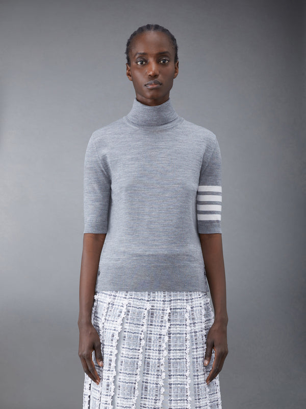 FINE MERINO WOOL 4-BAR TURTLENECK - featured image