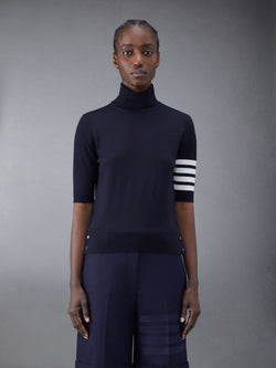 FINE MERINO WOOL 4-BAR TURTLENECK