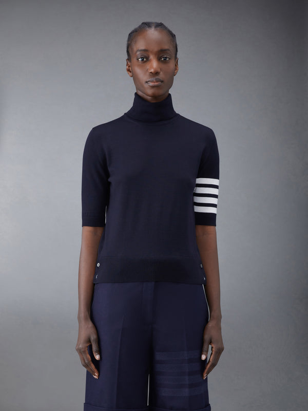 FINE MERINO WOOL 4-BAR TURTLENECK - featured image