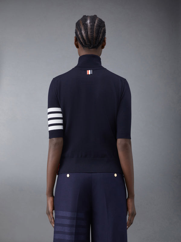 FINE MERINO WOOL 4-BAR TURTLENECK - image 2