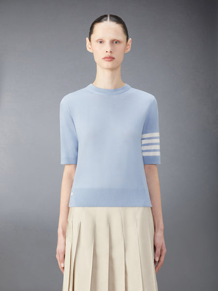 MERINO WOOL JERSEY STITCH 4-BAR TEE