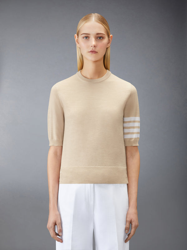 FINE MERINO WOOL 4-BAR TEE - image 1