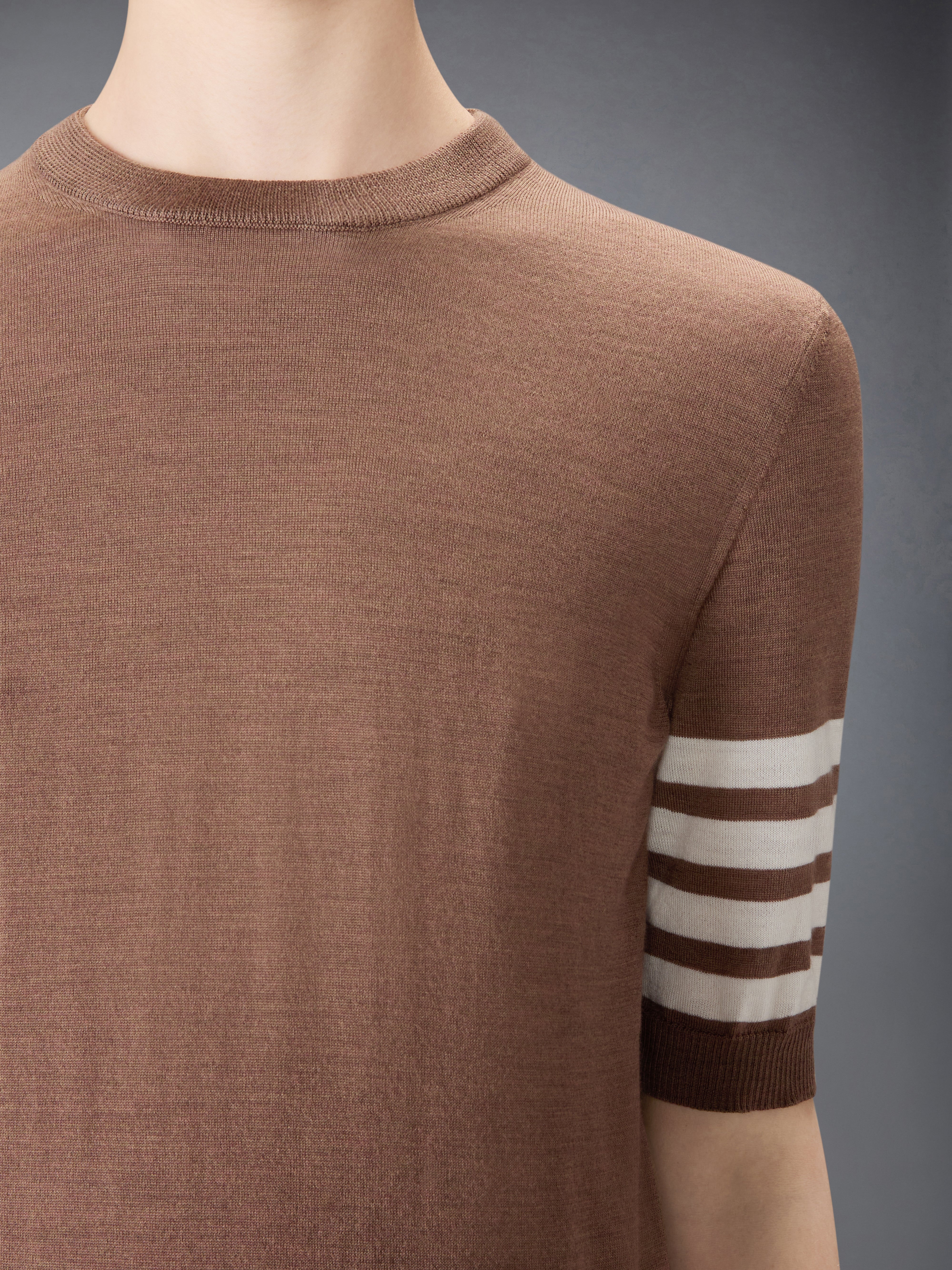 fine merino wool 4-bar tee | Thom Browne