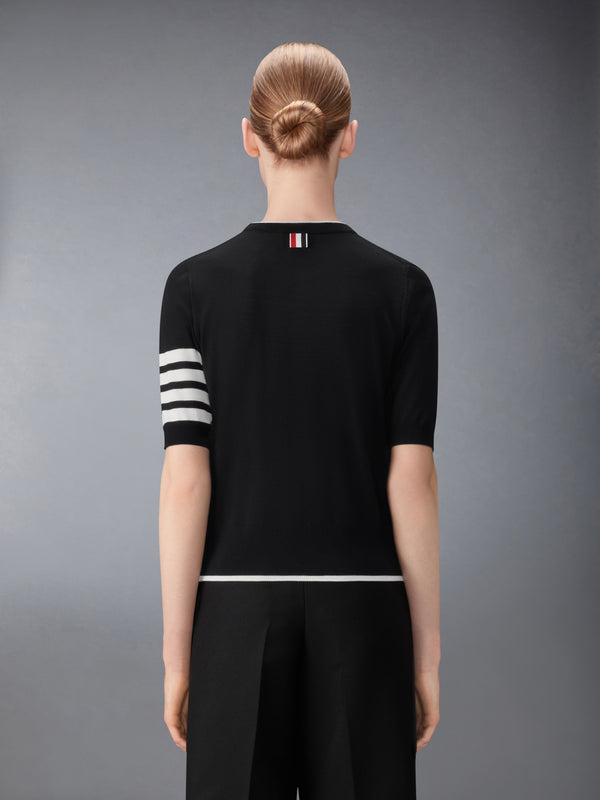 MERINO WOOL 4-BAR SHORT SLEEVE PULLOVER - image 2