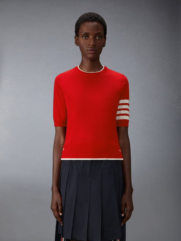 MERINO WOOL 4-BAR SHORT SLEEVE PULLOVER - image 1