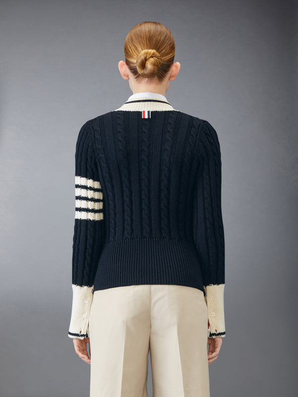 CLASSIC MERINO WOOL V NECK PULLOVER