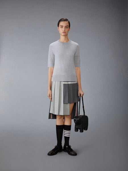 JERSEY STITCH POINTELLE 4-BAR TEE