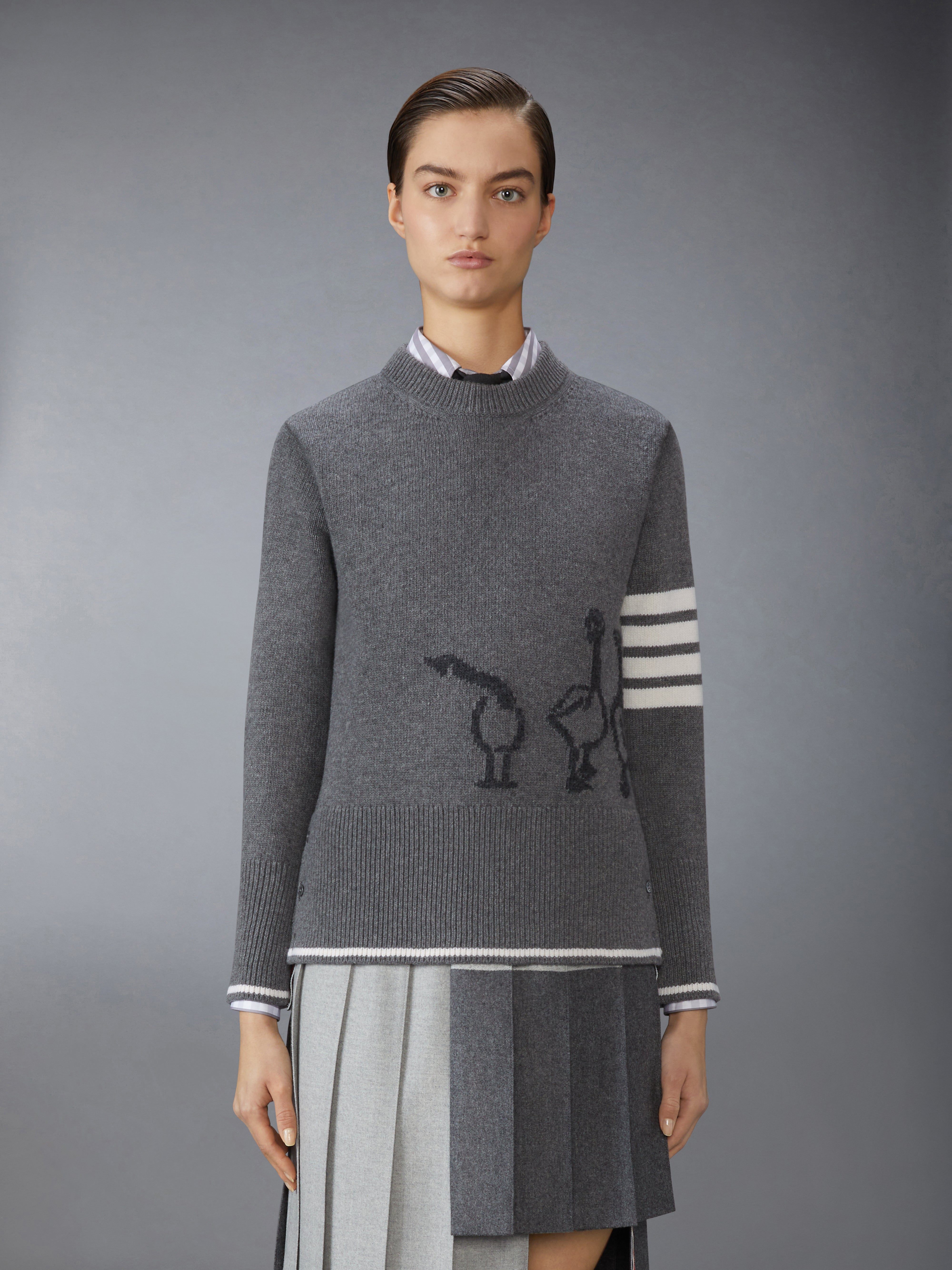 THOM BROWNE☆ショート丈 ウール素材 ジャケット EU42 LADIES THOM BROWNE☆ショート丈 ウール素材 ジャケット EU42 LADIES