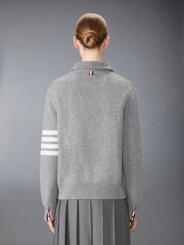 JERSEY STITCH MERINO WOOL 4-BAR PULLOVER - image 2