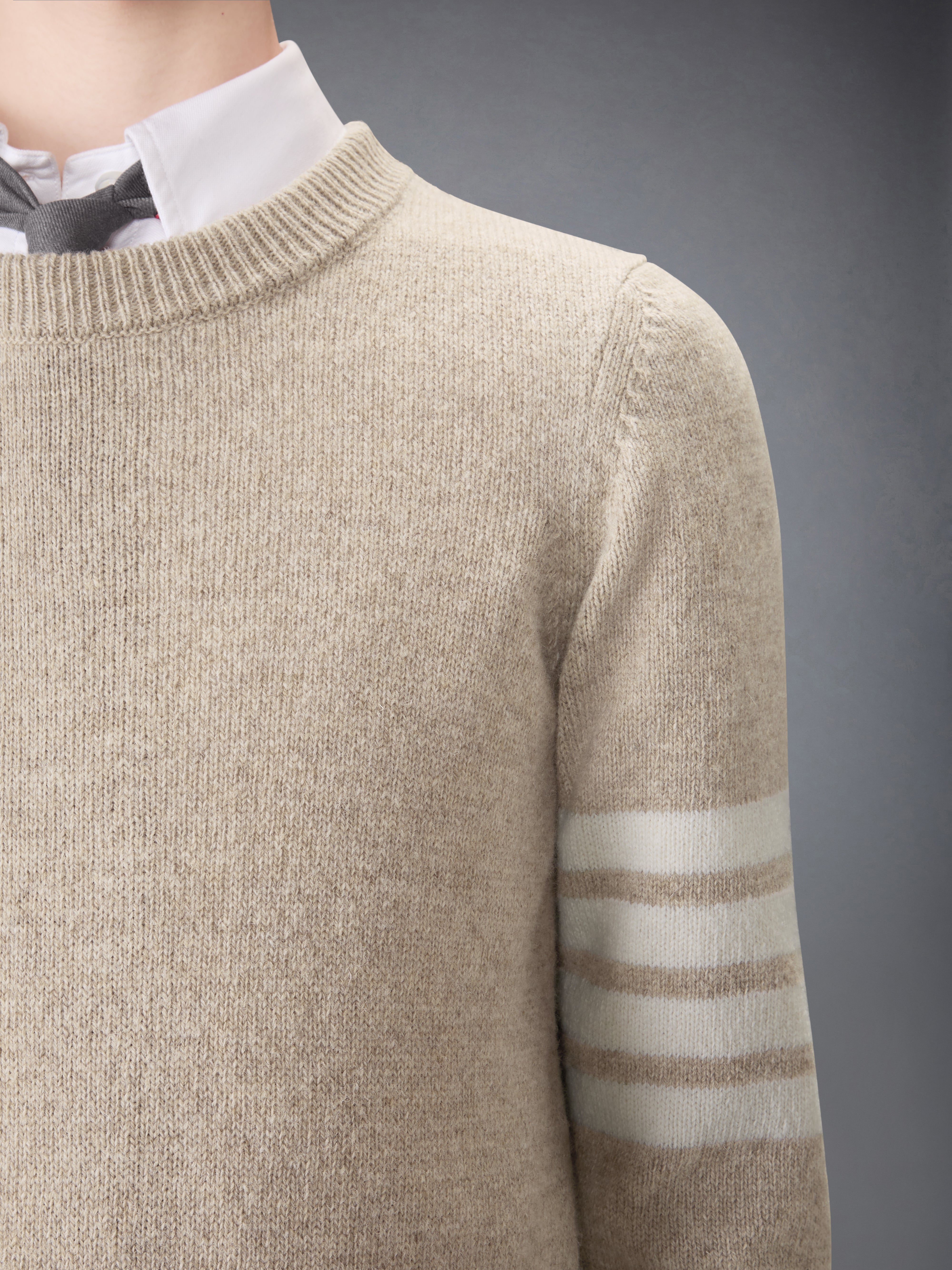 ジャージーステッチ ウール 4-BAR カーディガン | Thom Browne