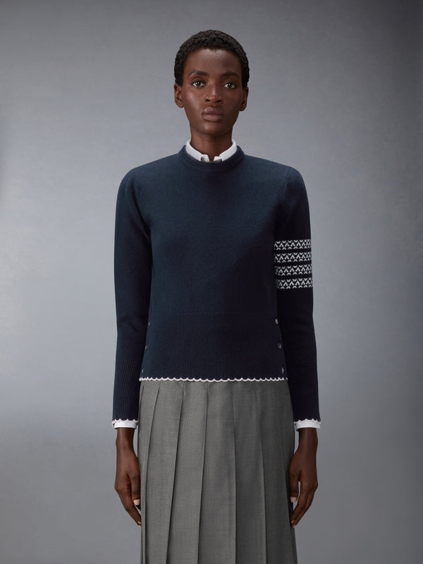 MERINO WOOL HOLIDAY HECTOR PULLOVER - image 1