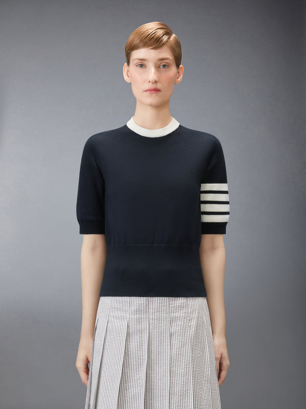 JERSEY HECTOR INTARSIA 4-BAR TEE - image 1
