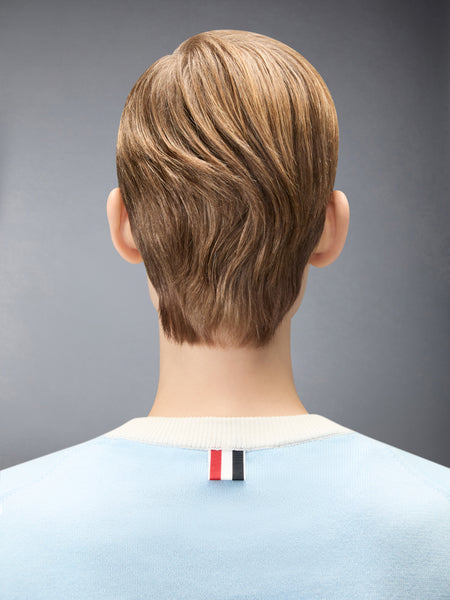JERSEY HECTOR INTARSIA 4-BAR TEE LIGHT BLU
