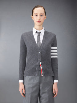 CLASSIC CASHMERE 4-BAR V-NECK CARDIGAN