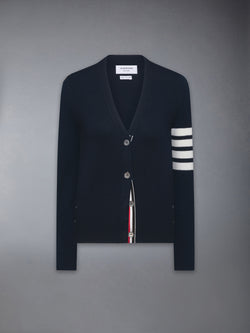 CLASSIC CASHMERE 4-BAR V-NECK CARDIGAN
