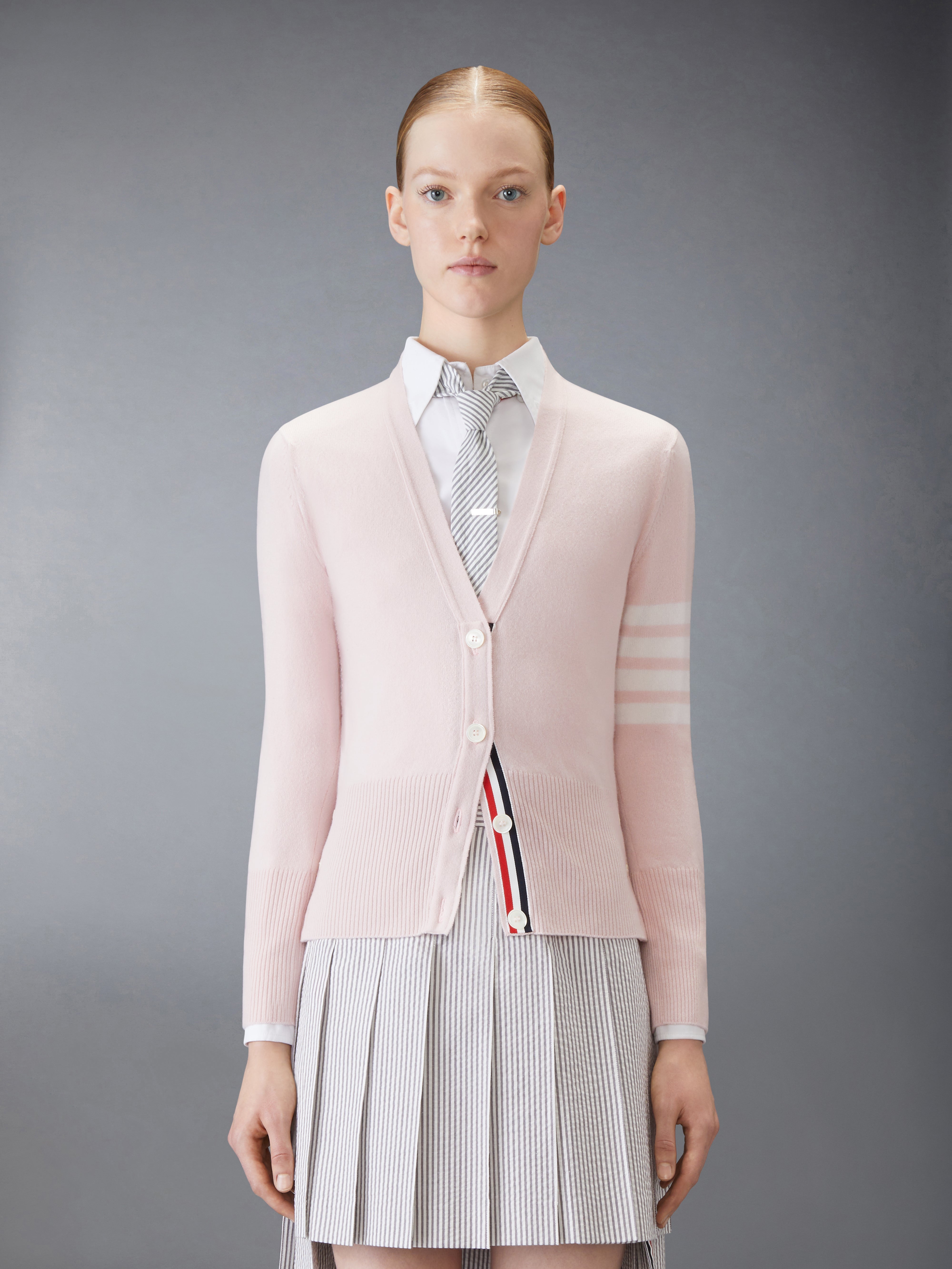 Classic Cashmere 4-Bar Cardigan | Thom Browne