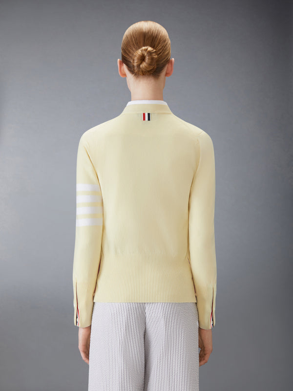CLASSIC CASHMERE 4-BAR V-NECK CARDIGAN - image 2