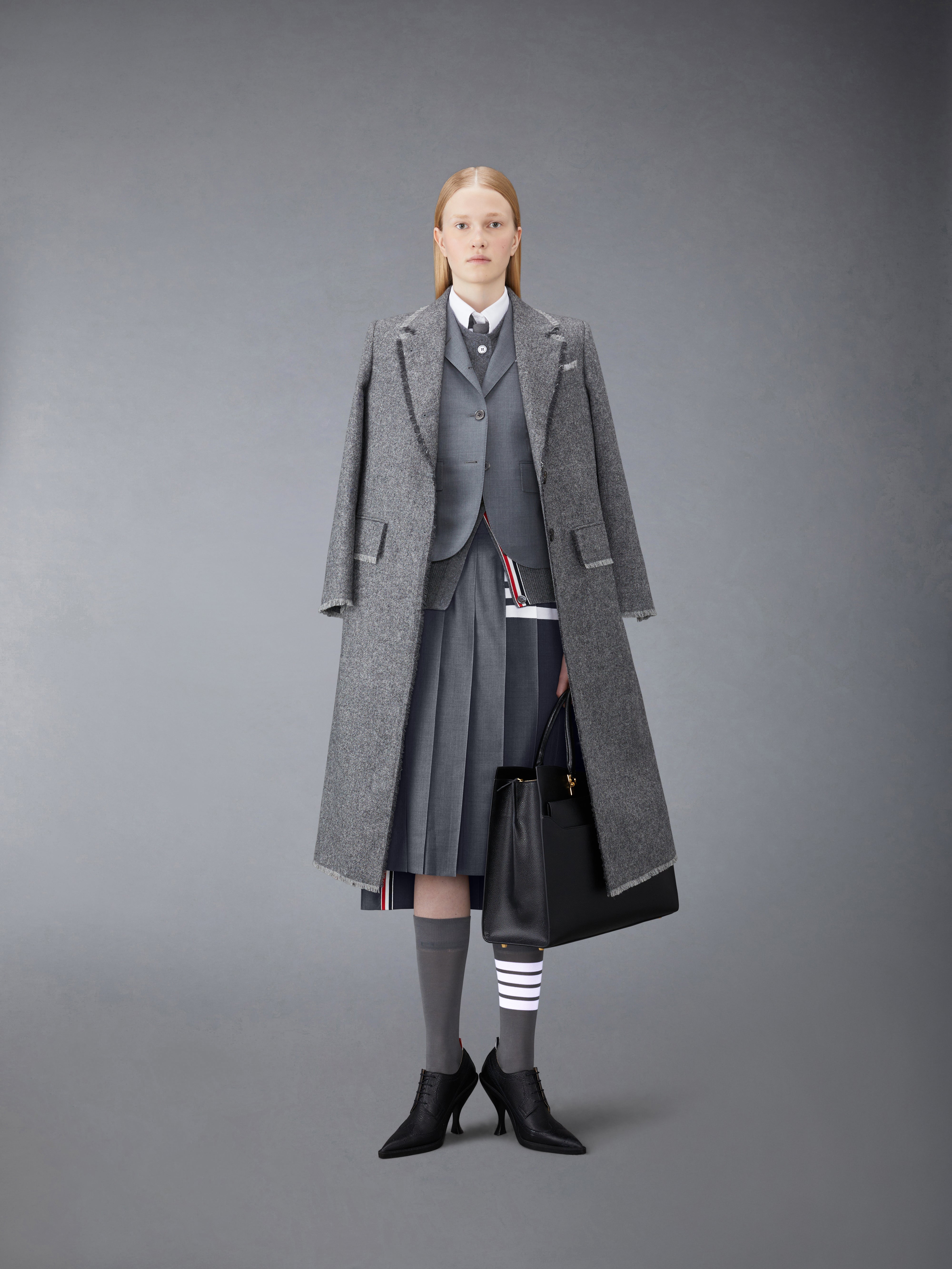 クラシック カシミヤ 4BAR クルーネック カーディガン | Thom Browne