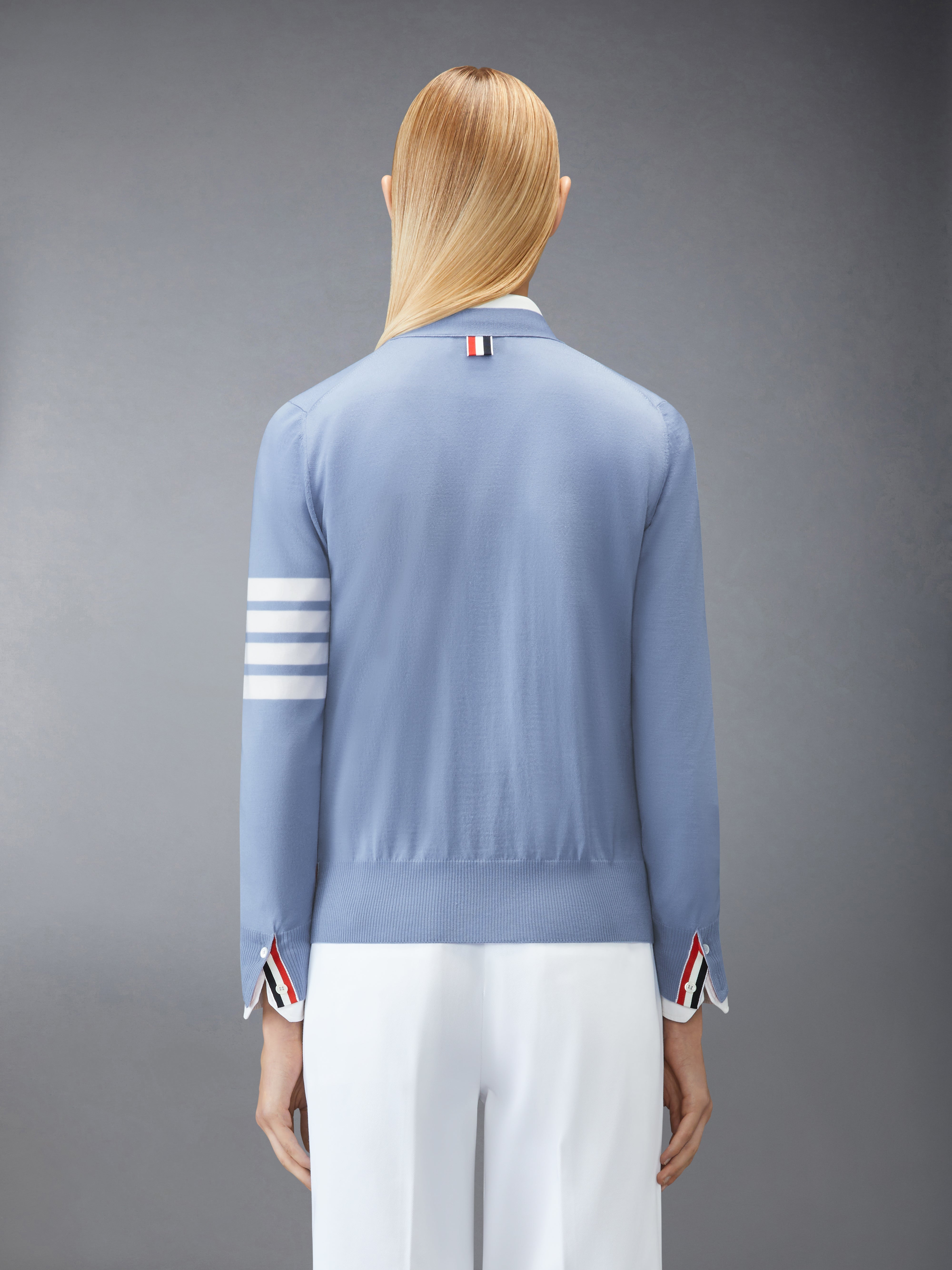 thom browne 水色 カーディガン Girl's Knitwear | Thom Browne