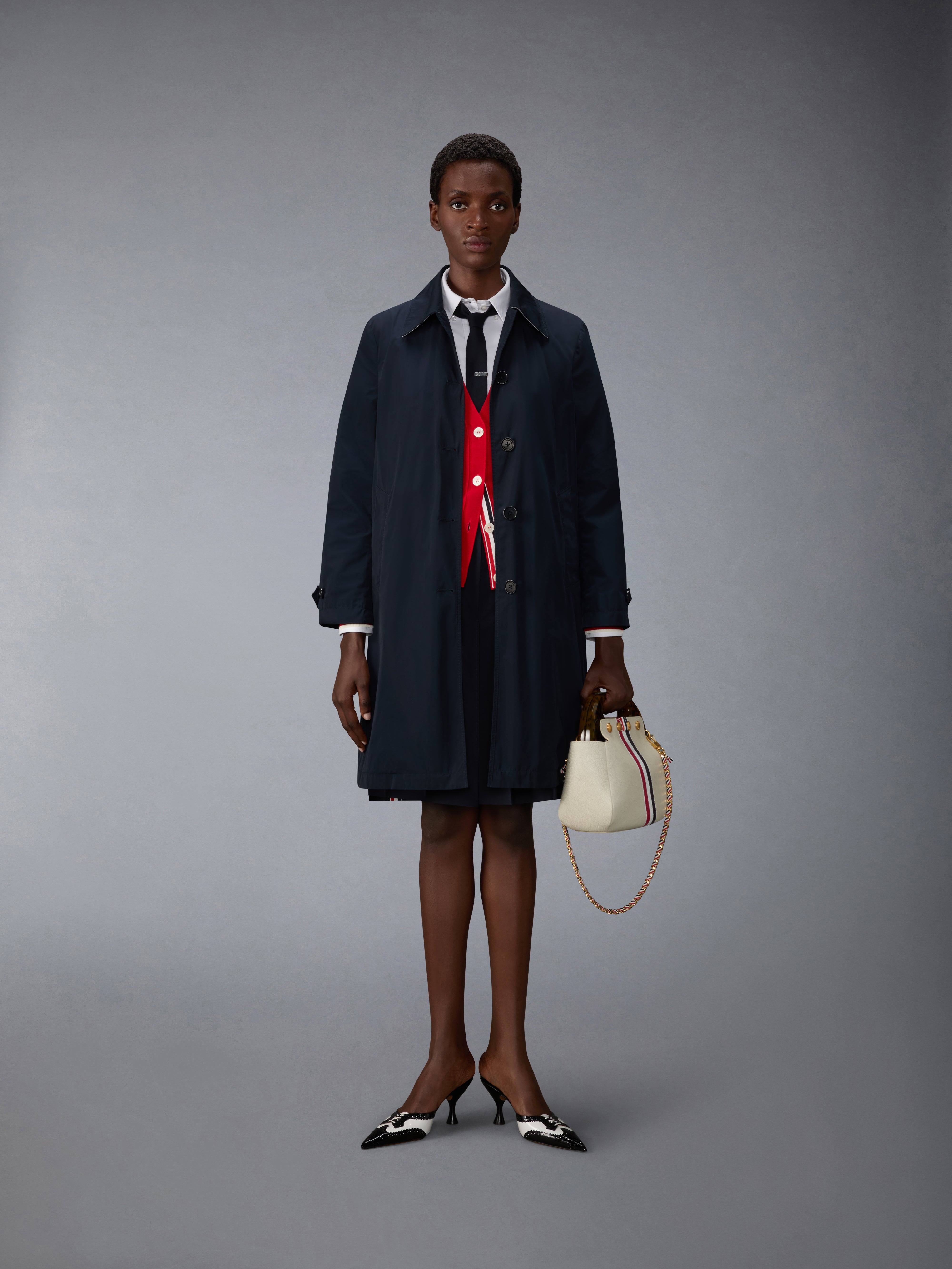 メリノウール 4-BAR リラックス フィット カーディガン | Thom Browne