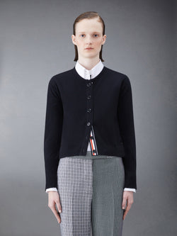 Cashmere Cropped Crew Neck Shell Top