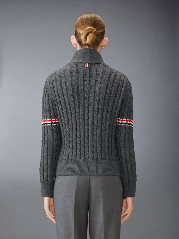 MERINO WOOL ARMBAND CARDIGAN - image 2