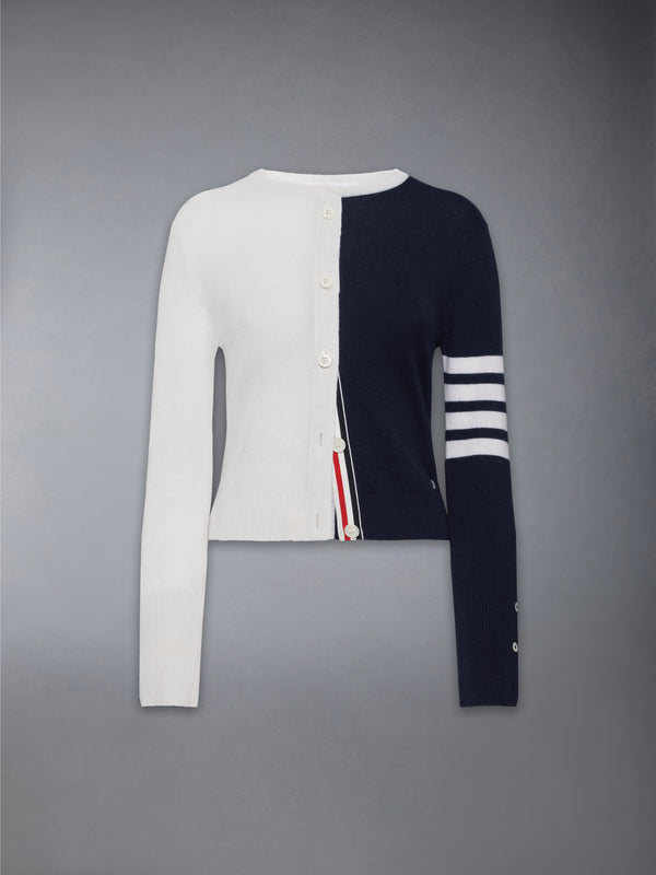 CASHMERE 4-BAR CROPPED CARDIGAN - featured image