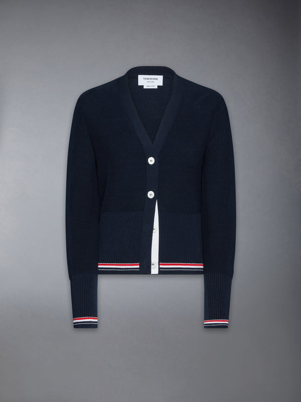 CLASSIC COTTON V NECK CARDIGAN - featured image