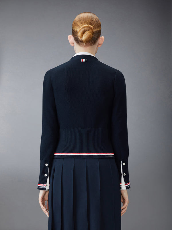 CLASSIC COTTON V NECK CARDIGAN - image 2