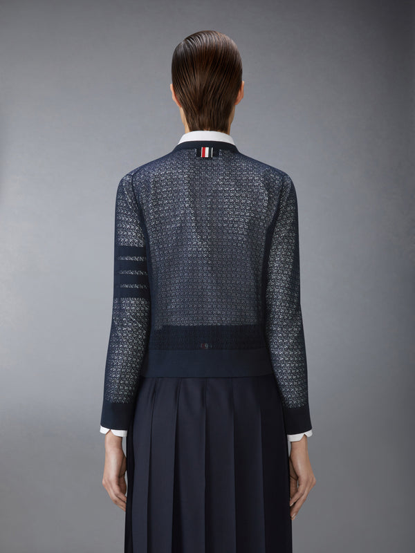 COTTON CASHMERE V NECK CARDIGAN - image 2