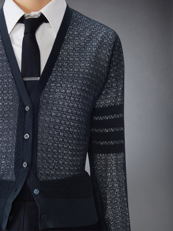COTTON CASHMERE V NECK CARDIGAN - image 5