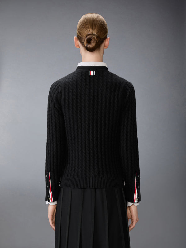 CASHMERE BABY CABLE STITCH CARDIGAN - image 2