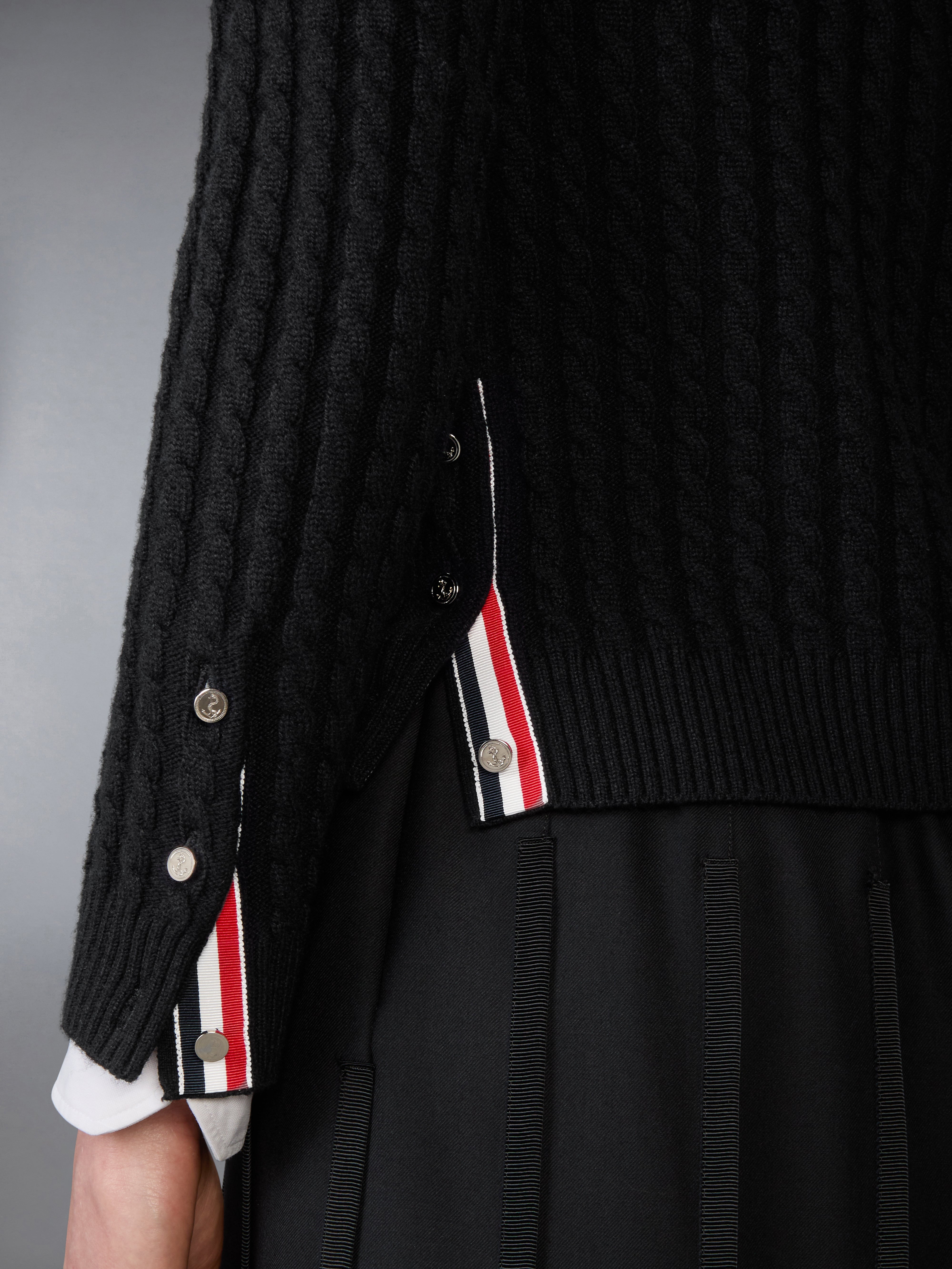 thom browne トップス ニット・セータ 今日特価】Thom Browne トム・ブラウン 四本線ニットセーター