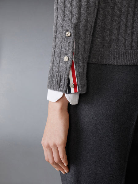 BABY CABLE STITCH CASHMERE CARDIGAN