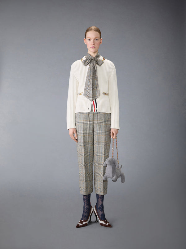SWAROVSKI CRYSTAL HALF STITCH CASHMERE CARDIGAN - image 3