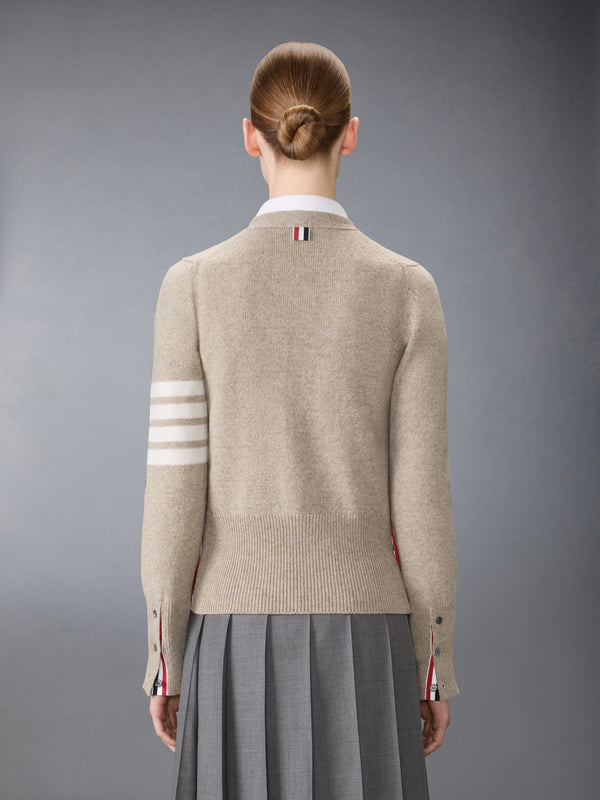 JERSEY STITCH SHETLAND WOOL 4-BAR CARDIGAN - image 2