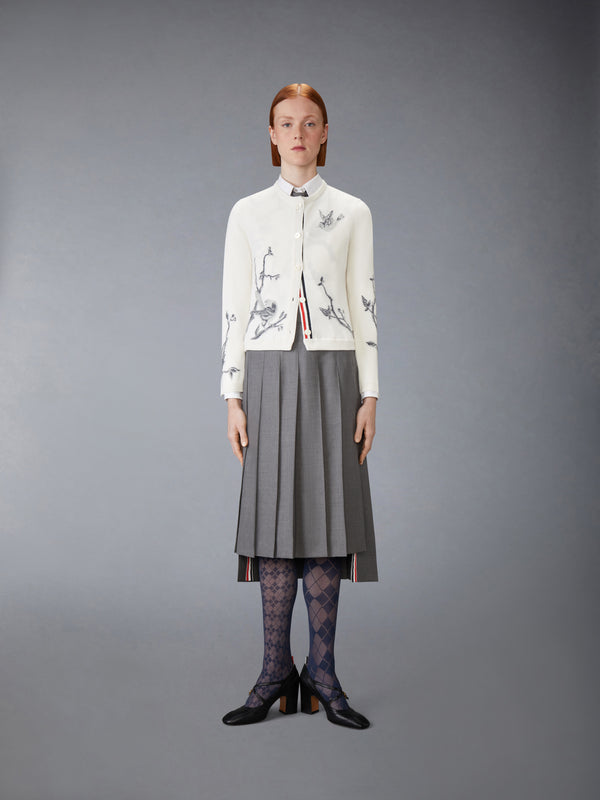 シーニック バード インターシャ カシミヤ カーディガン - image 3