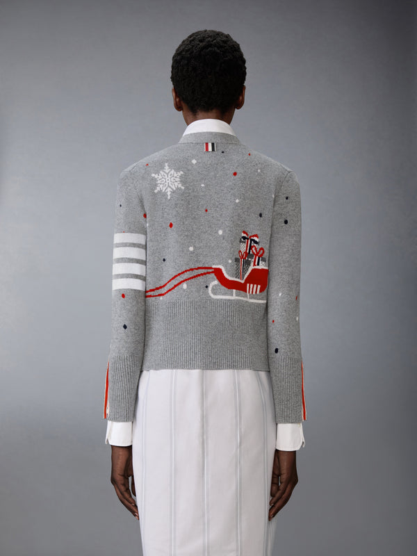 CASHMERE REINDEER HECTOR INTARSIA JACQUARD CARDIGAN - image 2