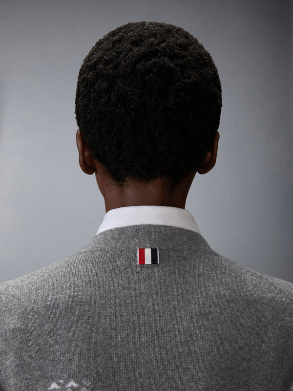 HOLIDAY MERINO HECTOR INTARSIA CARDIGAN - image 4