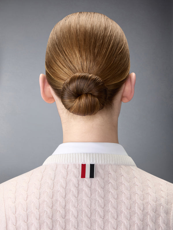 CASHMERE BABY CABLE STITCH CARDIGAN - image 5